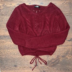 Never worn maroon sweater